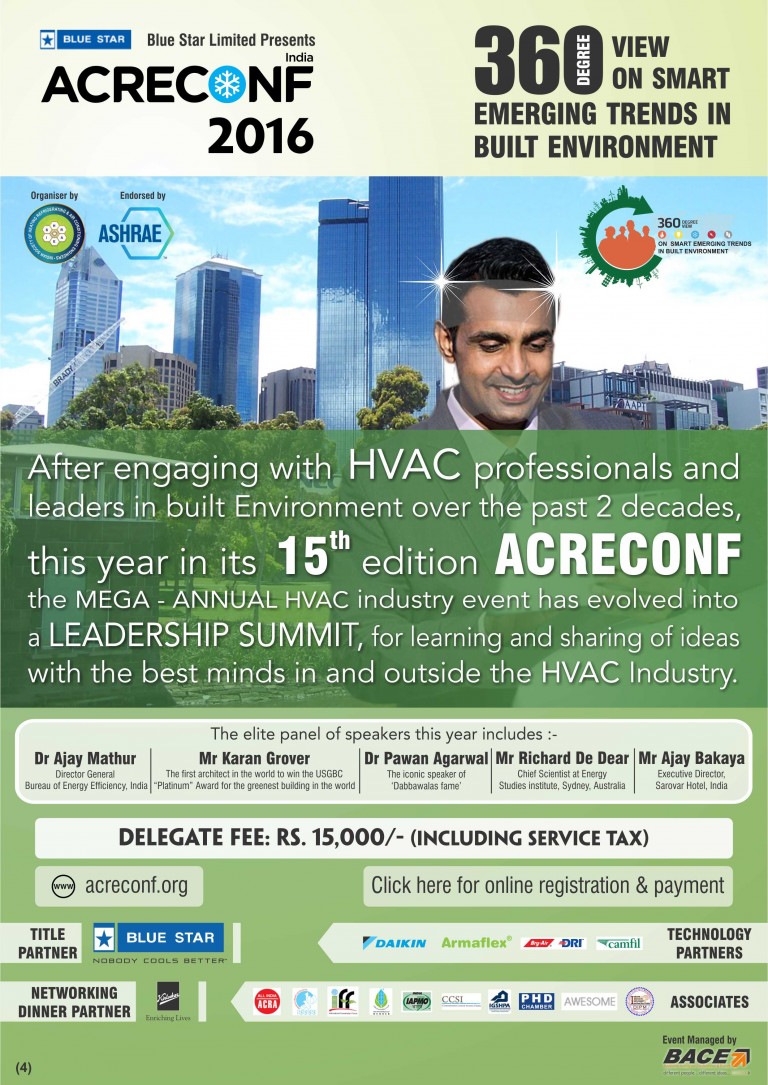 ACRECONF 2016 LEADERSHIP SUMMIT,18-19 MARCH, 2016, at LALIT HOTEL, NEW DELHI